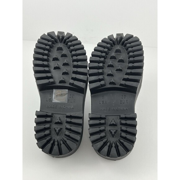 Jeffrey Campbell Bae Platform Mules Size 8 Black Slip On Chunky Clog - Picture 12 of 13